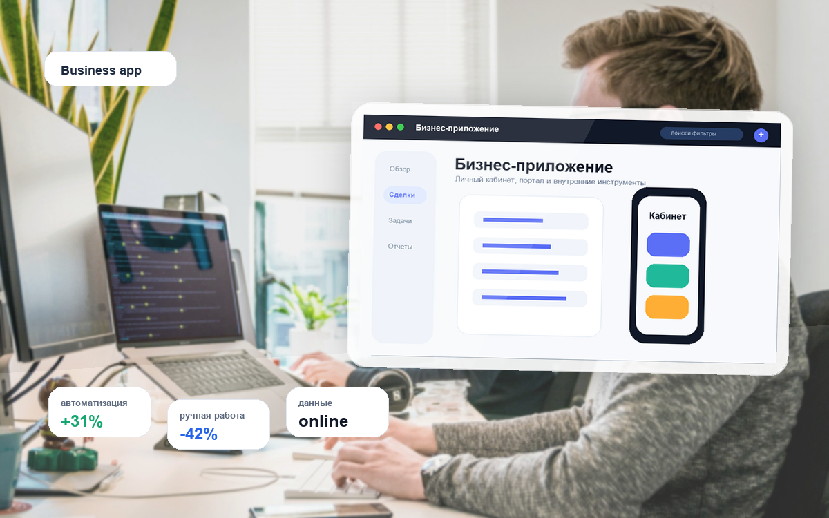 Разработка бизнес-приложений: визуализация интерфейса